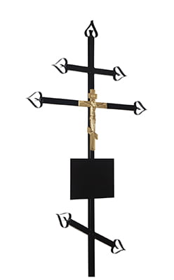 Крест металлический №03